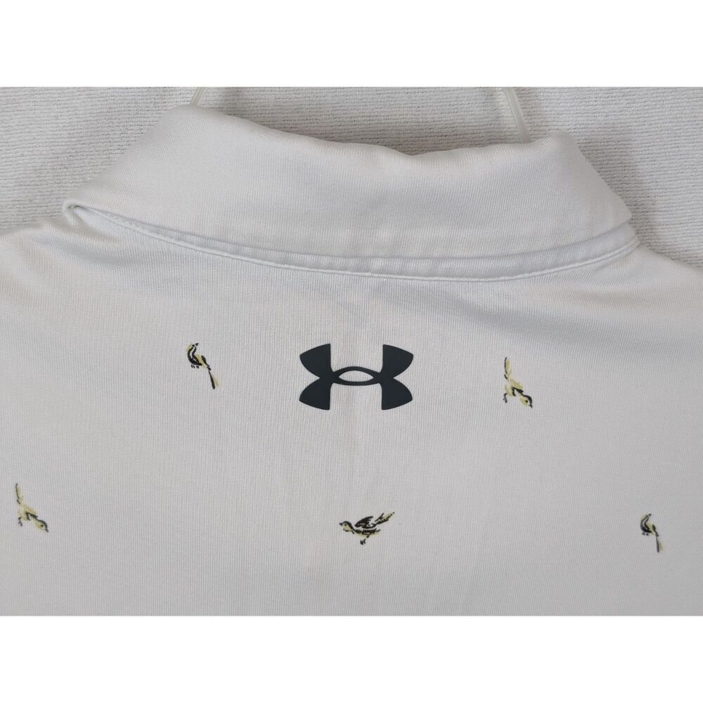 Under Armour The Playoff Polo Bird Print Polo Shirt Men's Size XL - Picture 10 of 10